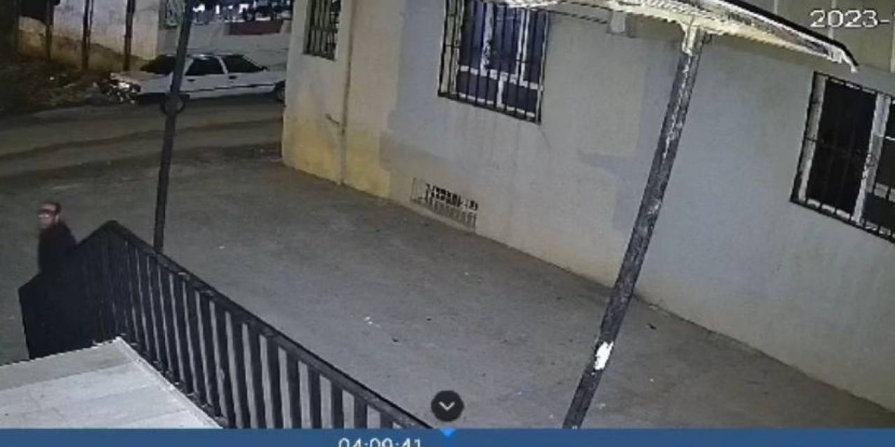 Siverek’te Motosikletin Çalınma Anı Güvenlik Kamerasında