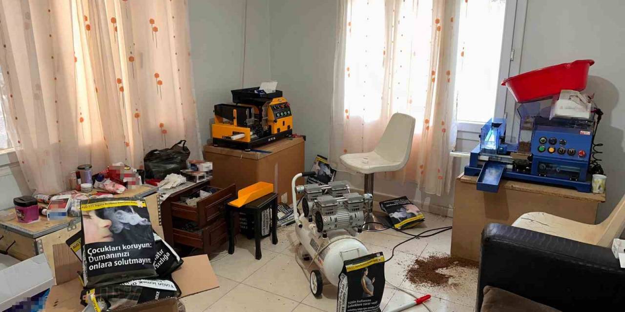 Adana’da 3 Milyon 500 Bin Kaçak Makaron Ele Geçirildi