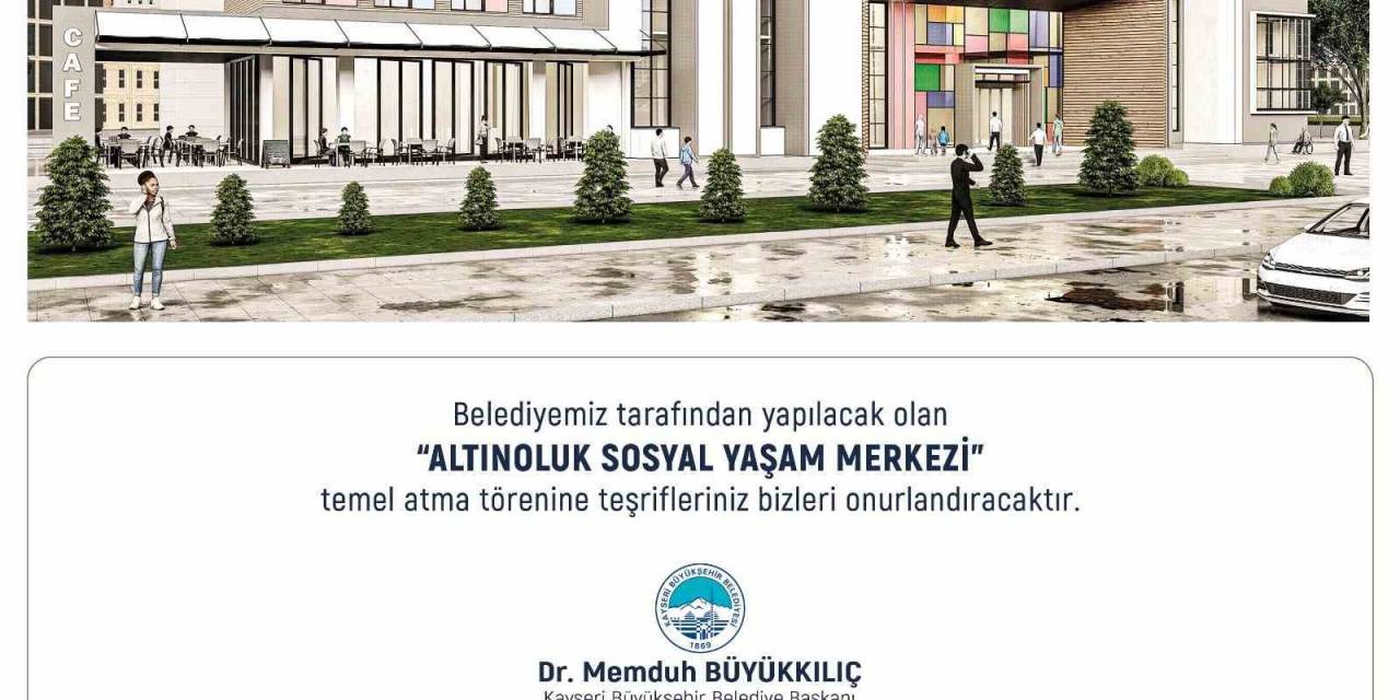 Başkan Büyükkılıç’tan Altınoluk’a Sosyal Yaşam Merkezi Müjdesi