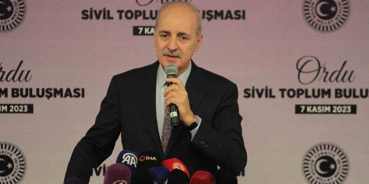 Tbmm Başkanı Kurtulmuş: "Çabamız 3’üncü Dünya Savaşının Önüne Geçmek"
