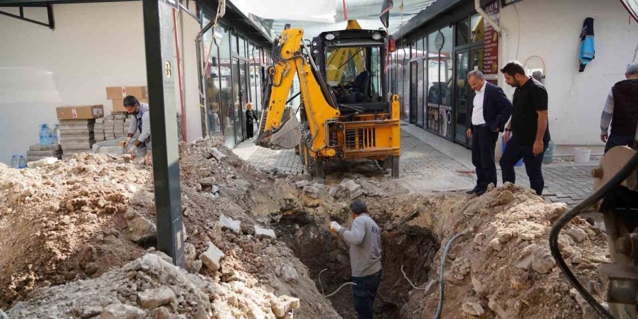 Balıkesir Çarşısının Altyapı Sorunu Çözülüyor