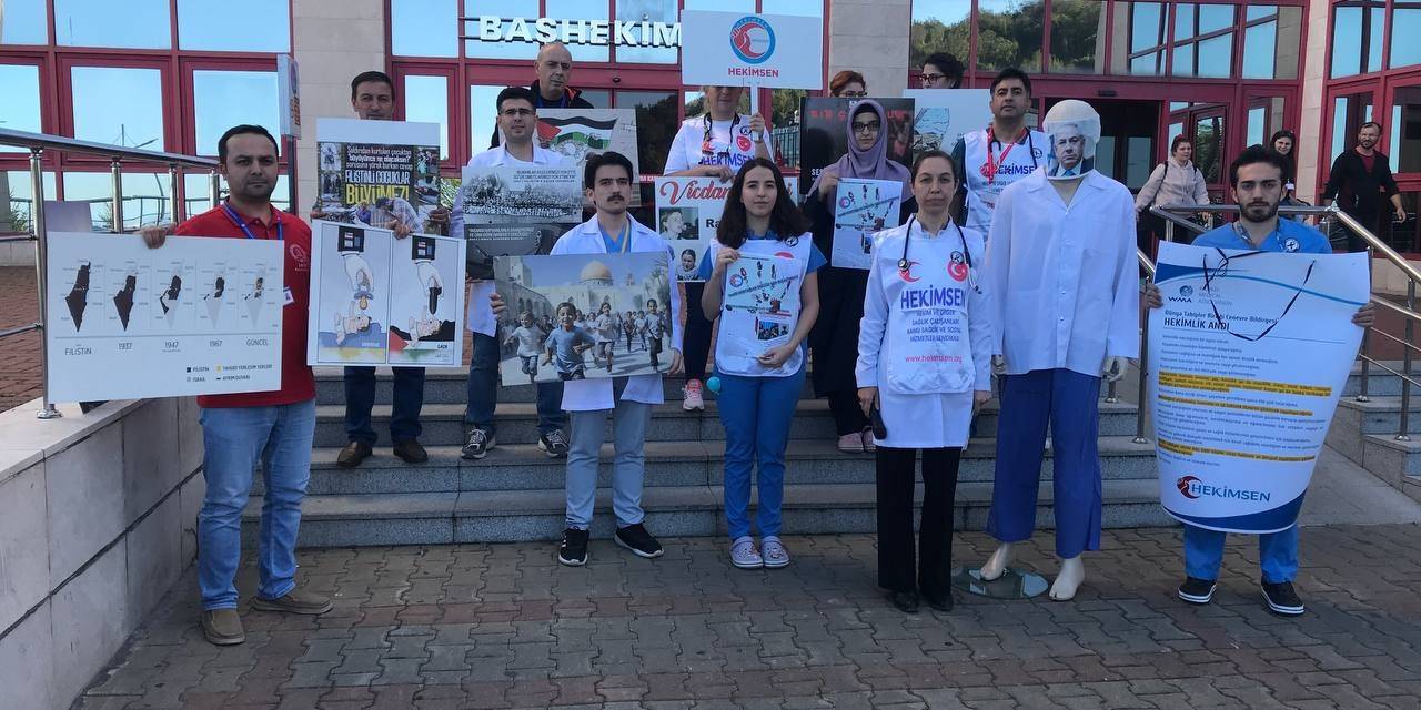 İsrailli Doktorların, Şifa Hastanesi’nin Bombalanmasını İstemesine, Zonguldak’taki Doktorlardan Tepki