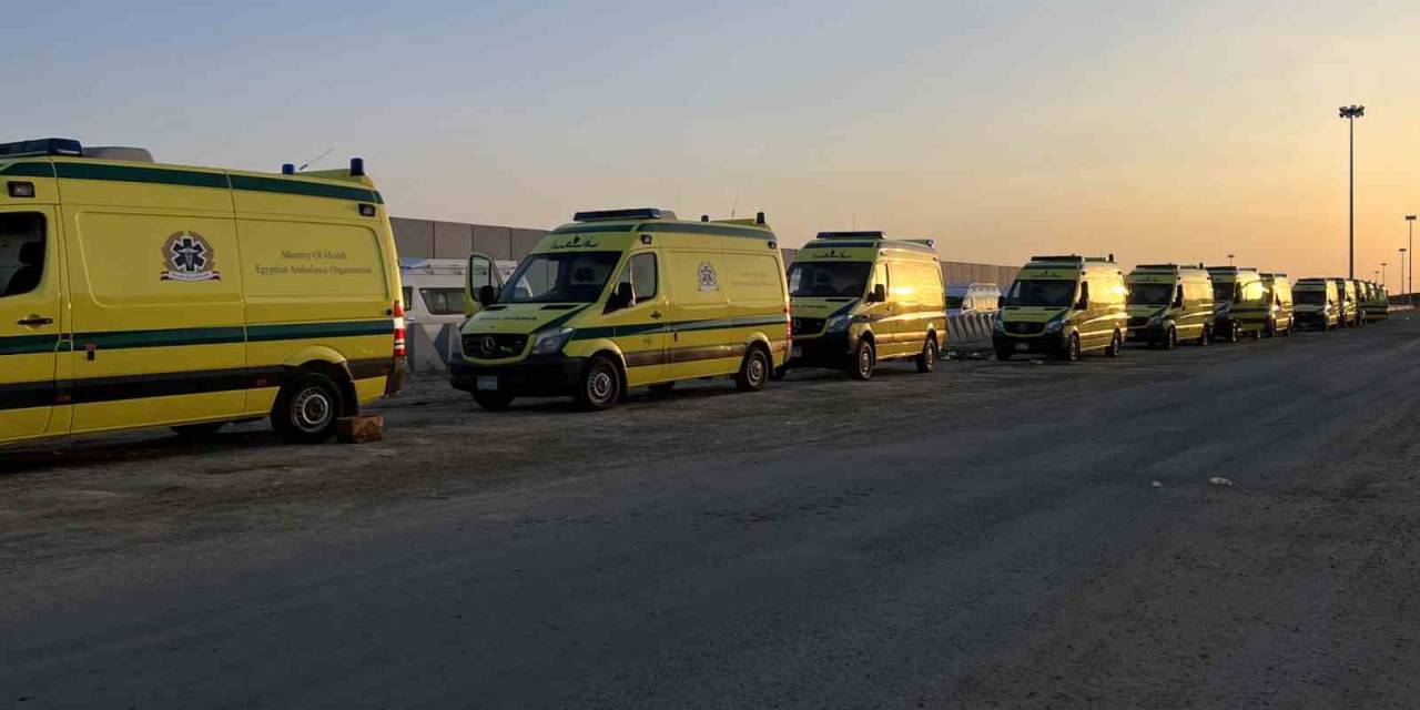 Filistinli 140 Yaralı Mısır’a Nakledildi