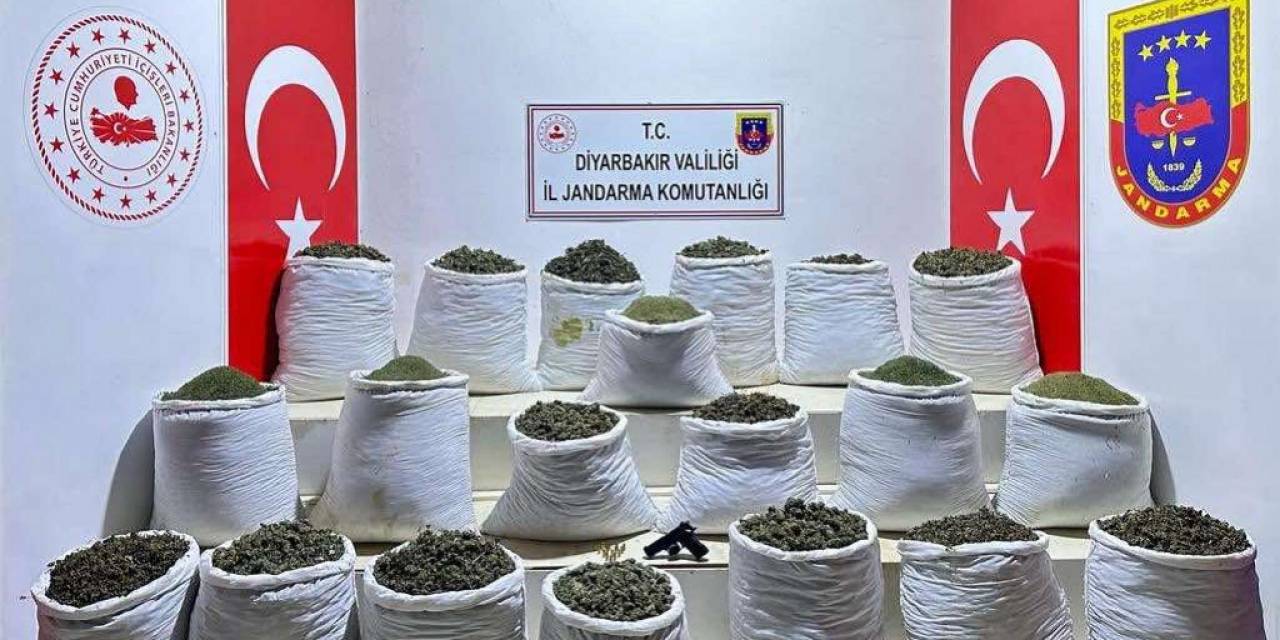 Diyarbakır’da 914 Kilogram Esrar Ele Geçirildi: 2 Gözaltı