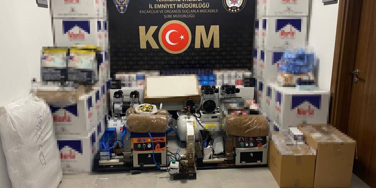 Kaçak Sigaraya Dev Operasyon: 8 Sigara İmalathanesi Deşifre Oldu