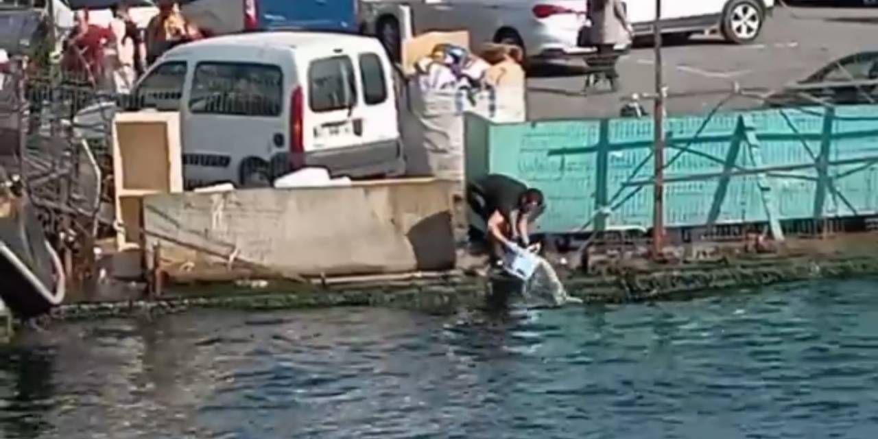 Beyoğlu’nda Kağıt Toplayıcısının Hilesi Kamerada