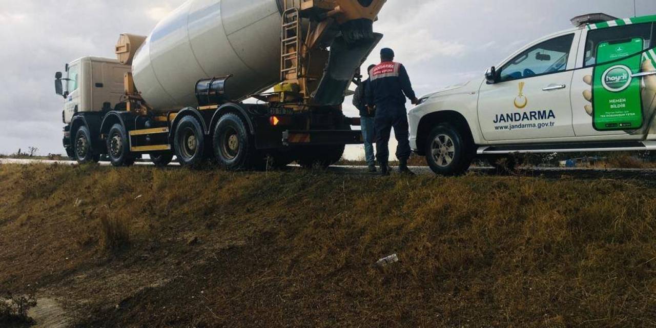 Çevreyi Kirleten Beton Mikserine Ceza
