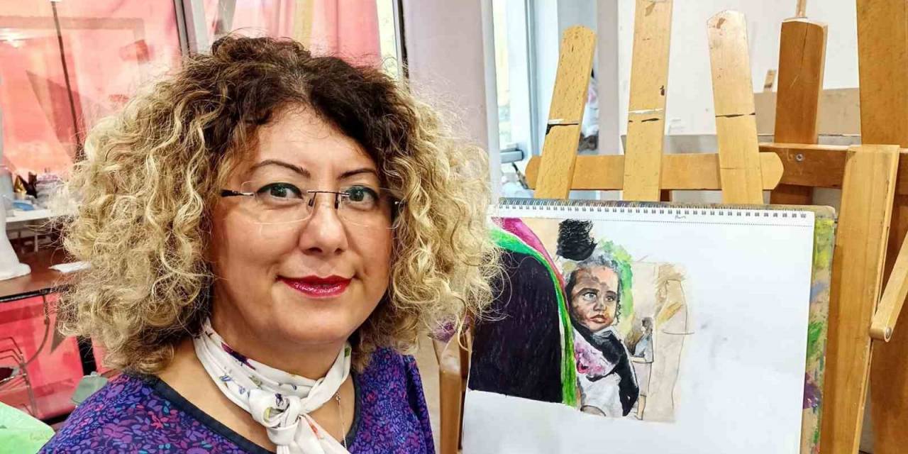 İsrail’e Tepkisini Resimleriyle Gösterdi