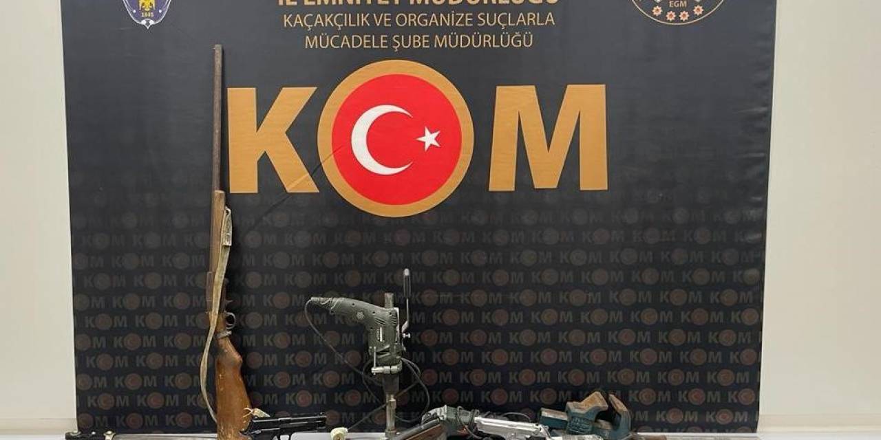 Samsun’da Kaçak Silah Tamir Atölyesi Ele Geçirildi
