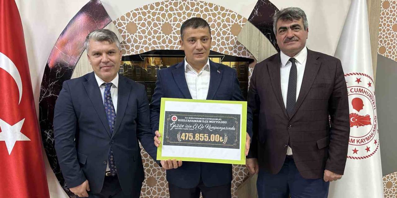 Gazze İçin Kızılcahamam’da 475 Bin 855 Tl Toplandı