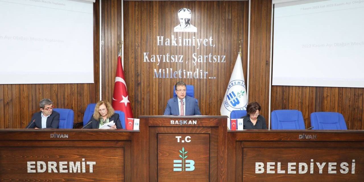 Edremit Meclisi’nde Kararlar Oy Birliği İle Alındı