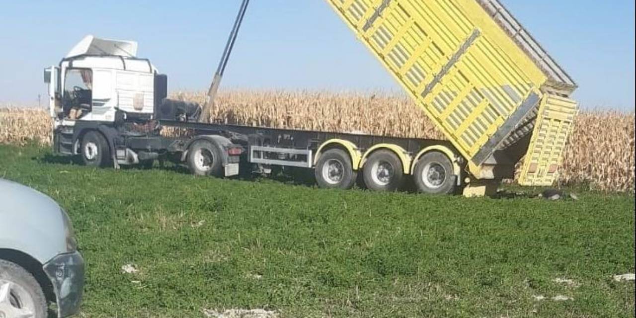 Damperi Yüksek Gerilim Hattına Temas Eden Kamyon Şoförü Hayatını Kaybetti