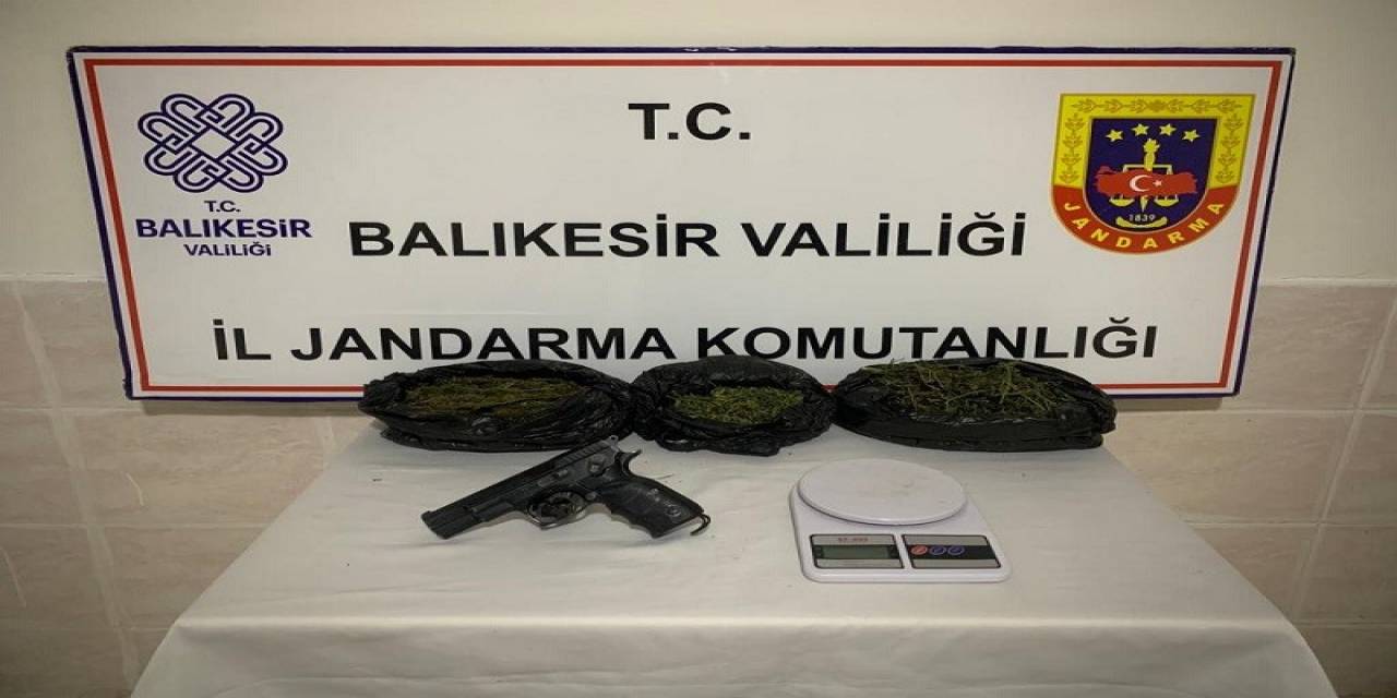Balıkesir’de 1 Şahsa Uyuşturucu Operasyonu