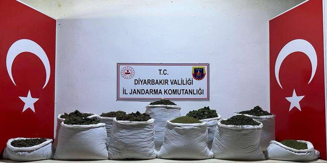Diyarbakır’da 135 Kilogram Esrar Ele Geçirildi: 1 Gözaltı
