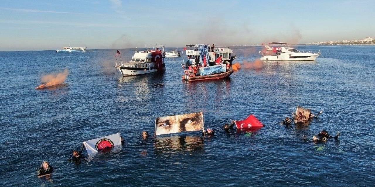 Atatürk, Maltepe’de Saygı Zinciri Ve Dalışı İle Anıldı