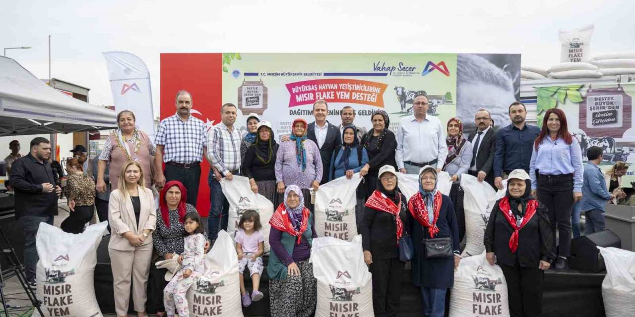 Tarsus’ta Üreticilere Yem Desteği