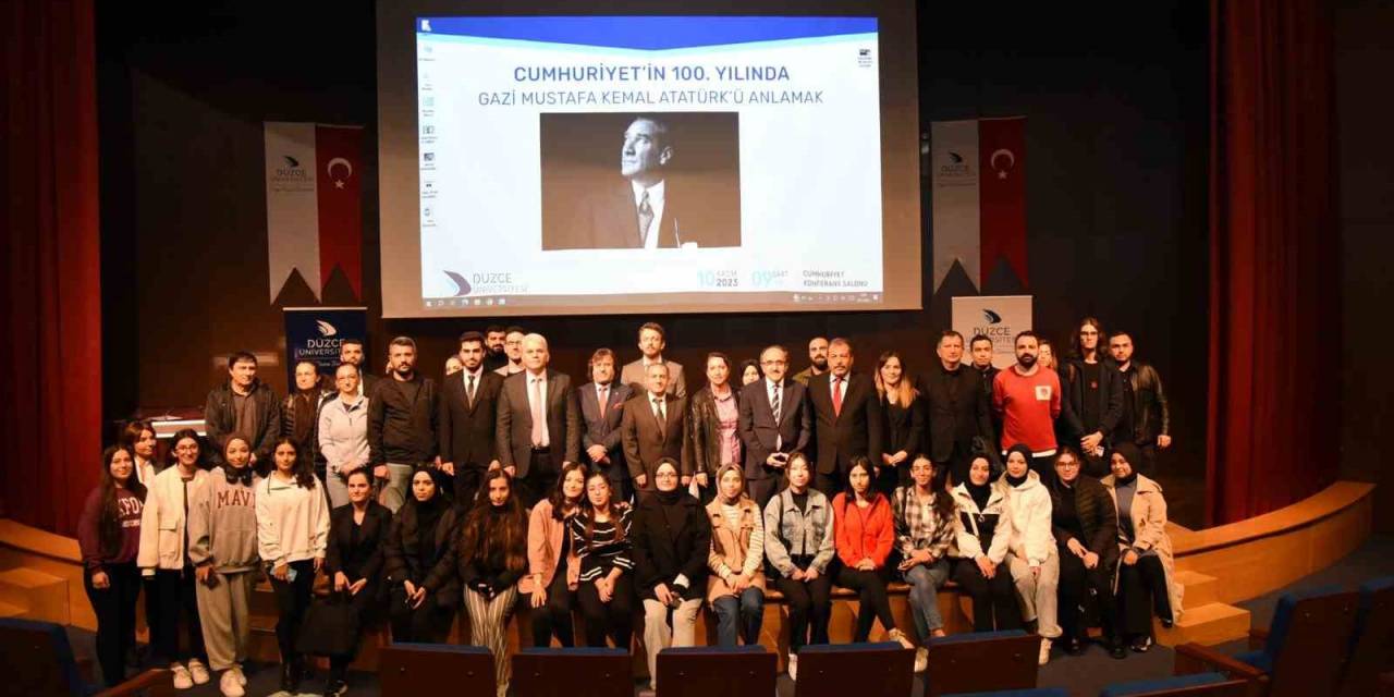 Gazi Mustafa Kemal Atatürk Düzce Üniversitesinde Anıldı
