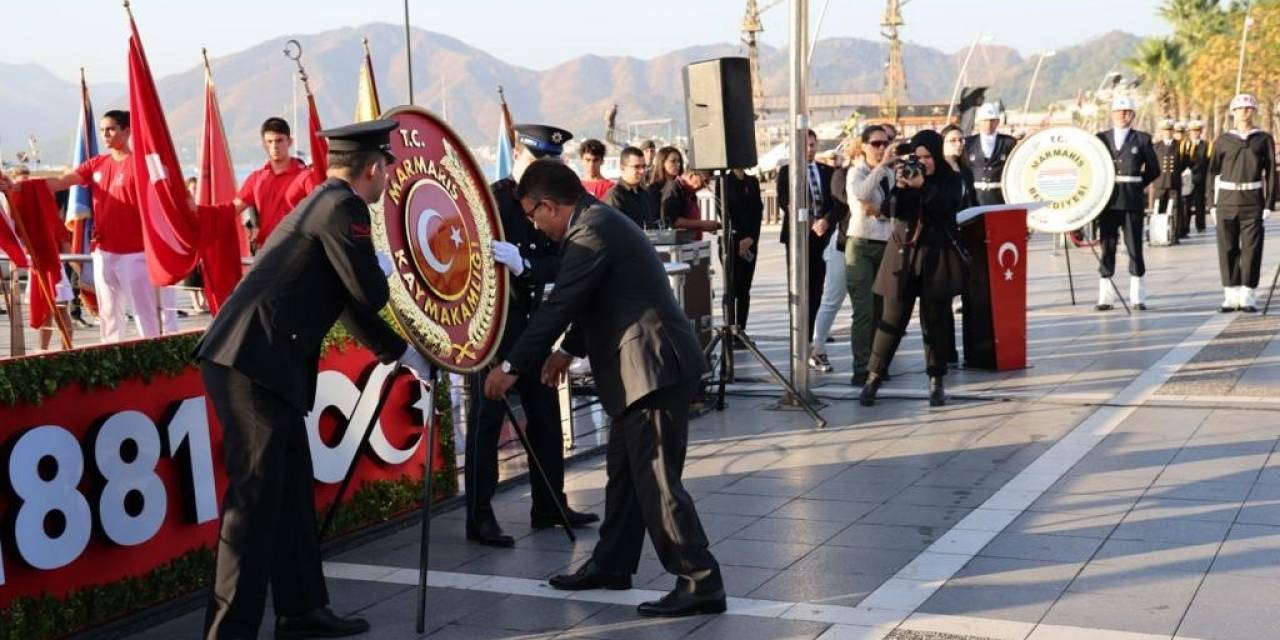 Marmaris’te 10 Kasım Atatürk’ü Anma Törenleri Gerçekleşti