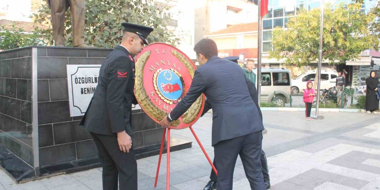 Gazi Mustafa Kemal Atatürk Ölüm Yıldönümünde Manyas’ta Törenle Anıldı