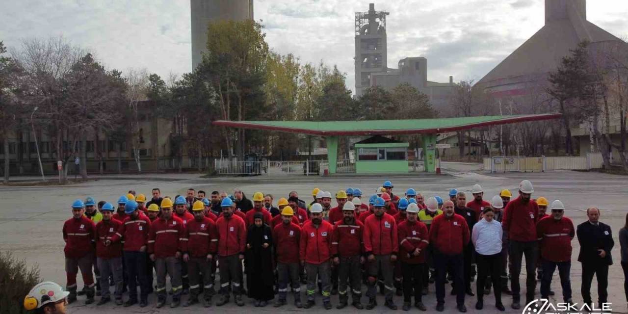 Aşkale Çimento’da 10 Kasım Anması