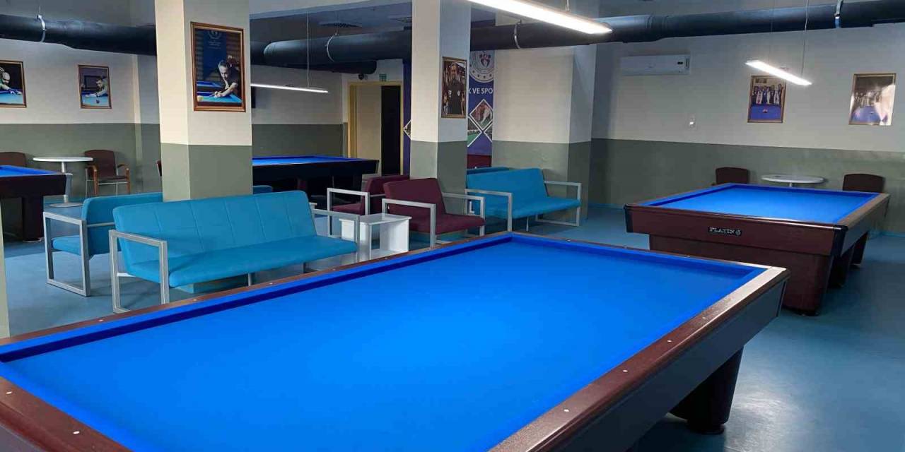 Bilardo Federasyonundan Malzeme Desteği