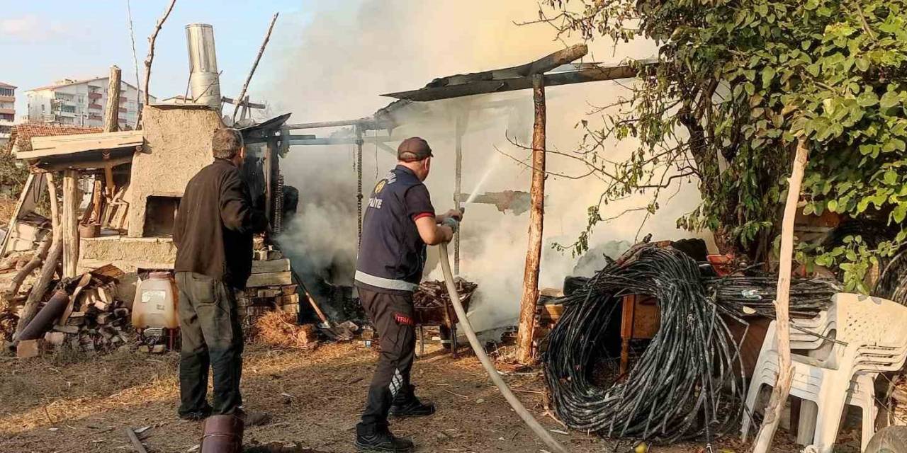 Sungurlu’da Korkutan Ev Yangını