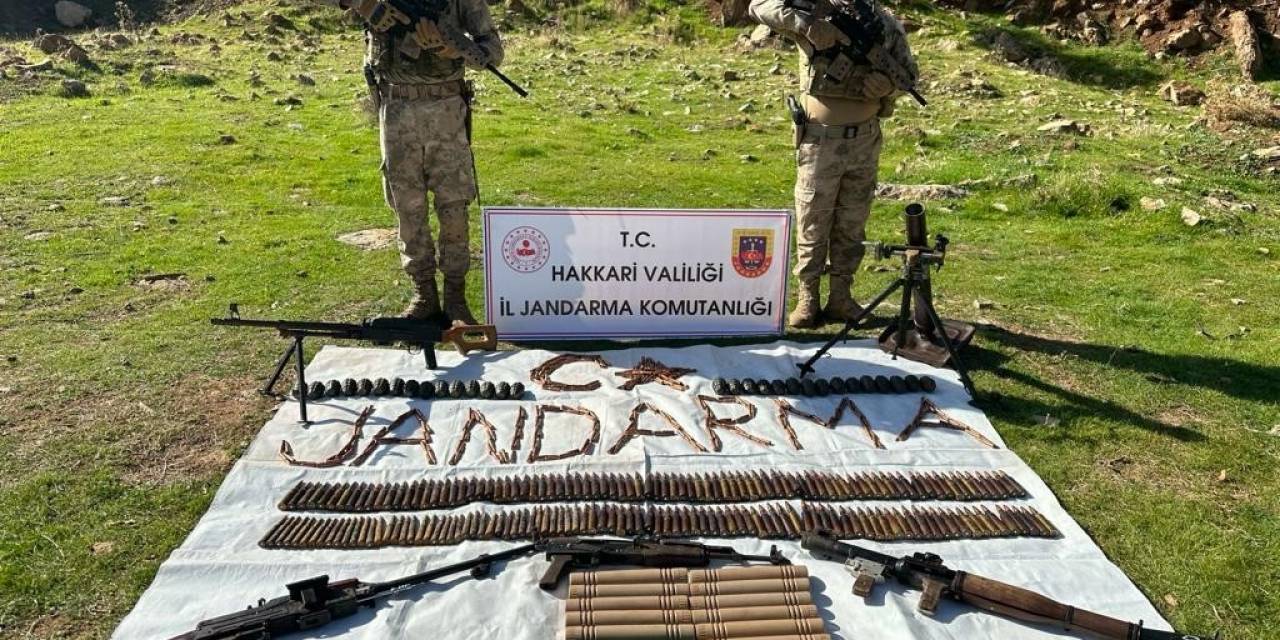 Hakkari’de Silah Ve Mühimmat Ele Geçirildi