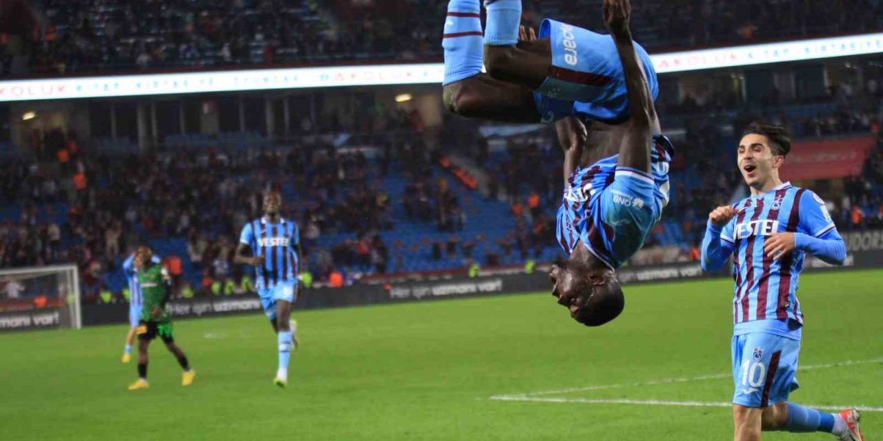 Trendyol Süper Lig: Trabzonspor: 2 - Konyaspor: 1 (Maç Sonucu)