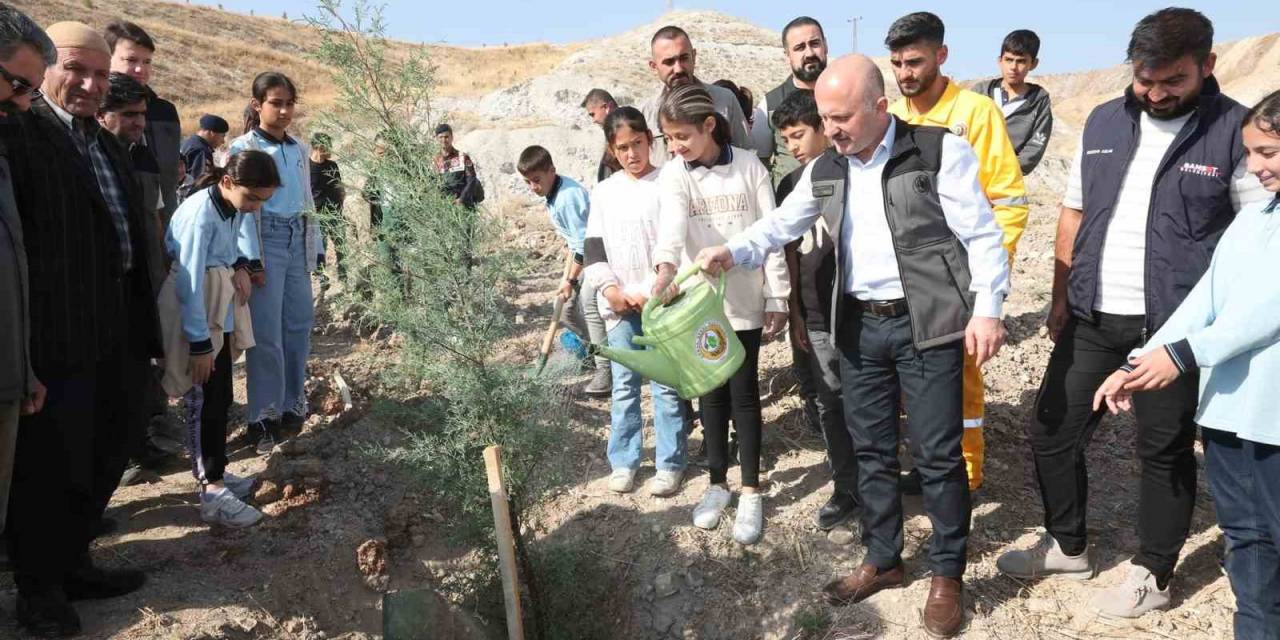 Milli Ağaçlandırma Günü’nde Fidanlar Toprakla Buluştu