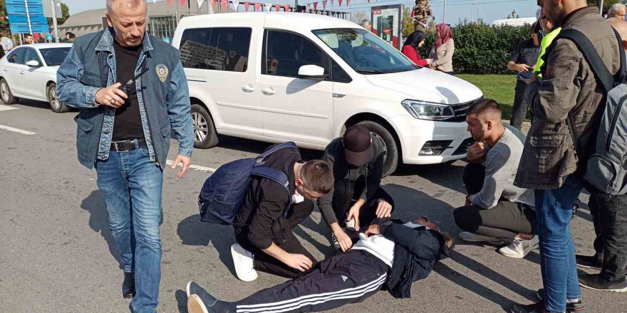Yaya Geçidinde Kaza: 1 Yaralı