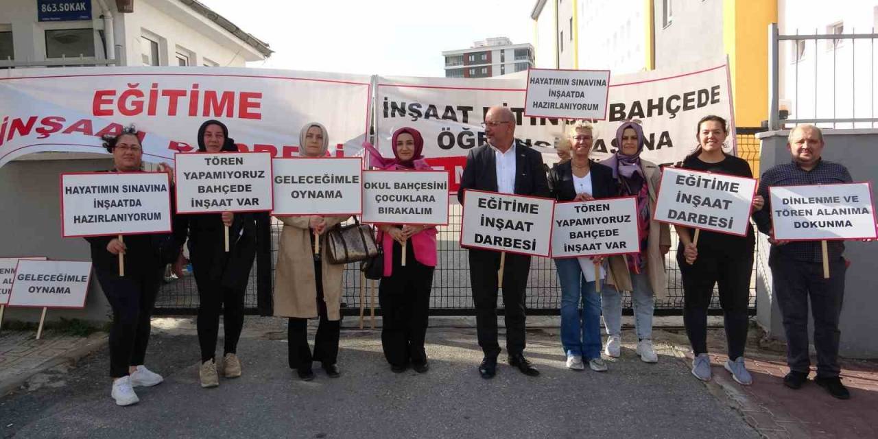 Lise Bahçesine Anaokulu Yapılmasına Velilerden Tepki: “İnşaat Gürültüsünde Nasıl Ders İşleyecekler?”