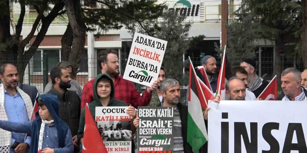 Gazze İle Dayanışma Platformu, Cargill Önünde Eylem Yaptı