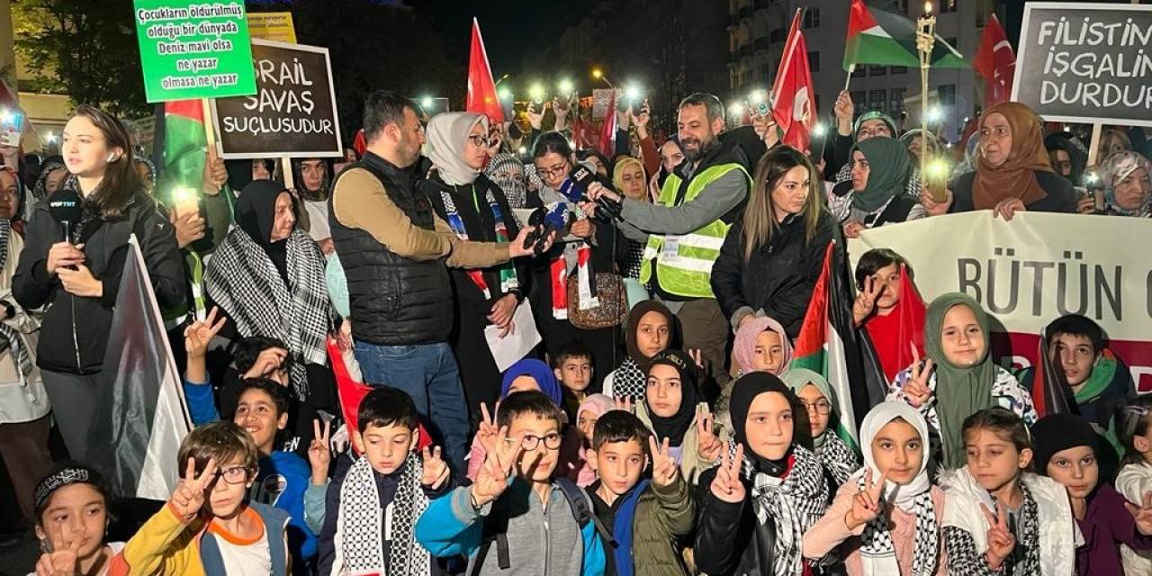 Ankara’da Filistin’e Destek Yürüyüşü