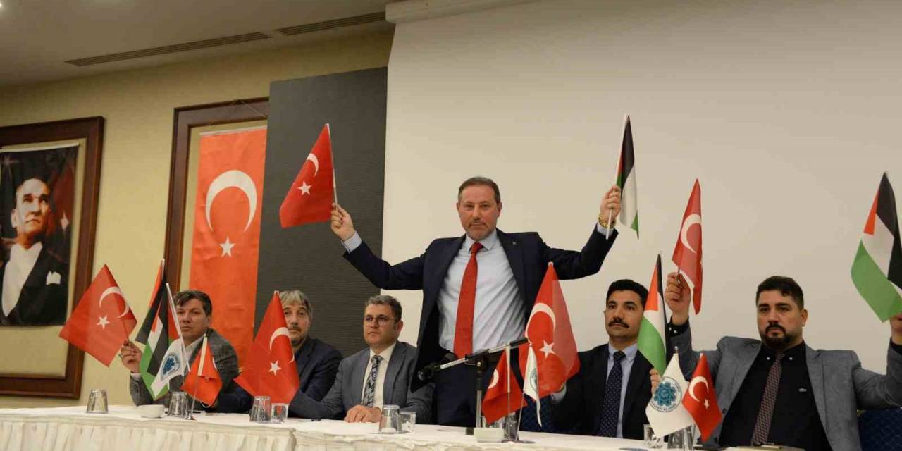 Konesob Başkanlar Kurulu Toplantısında İsrail’e Tepki