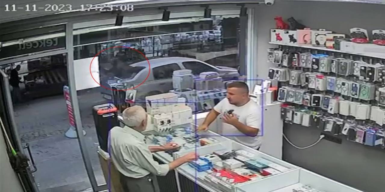 Otomobilin Üzerine Keçi Düştü