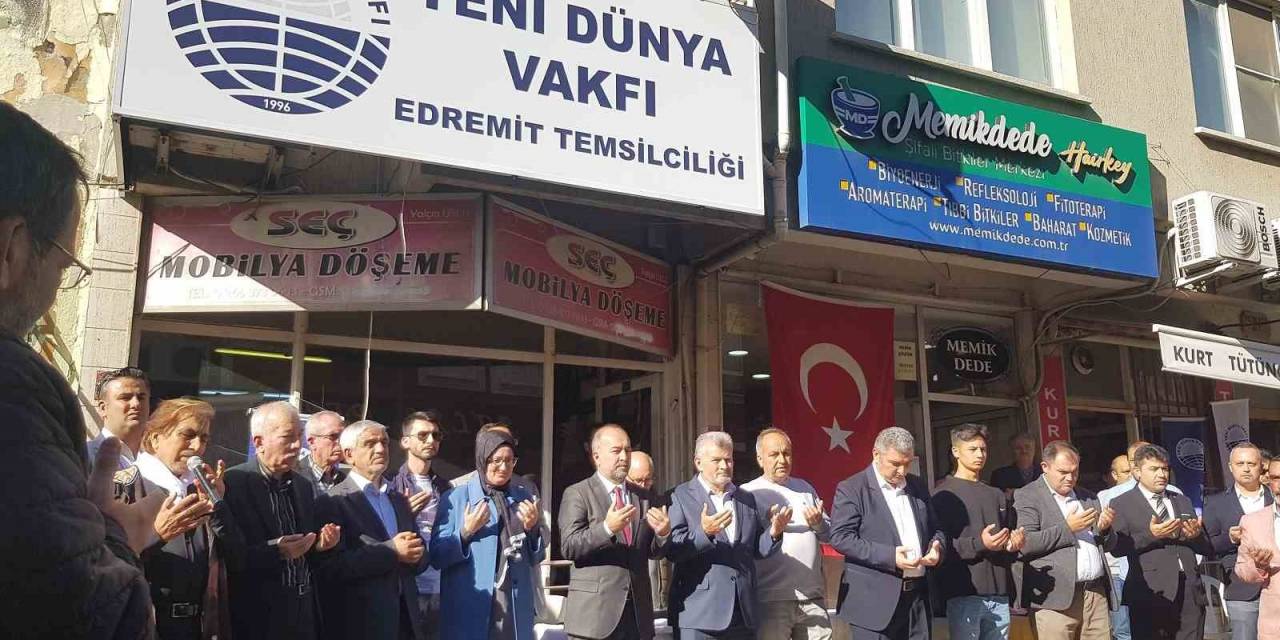 Edremit’te Yeni Dünya Vakfı Temsilciliği Görkemli Törenle Açıldı