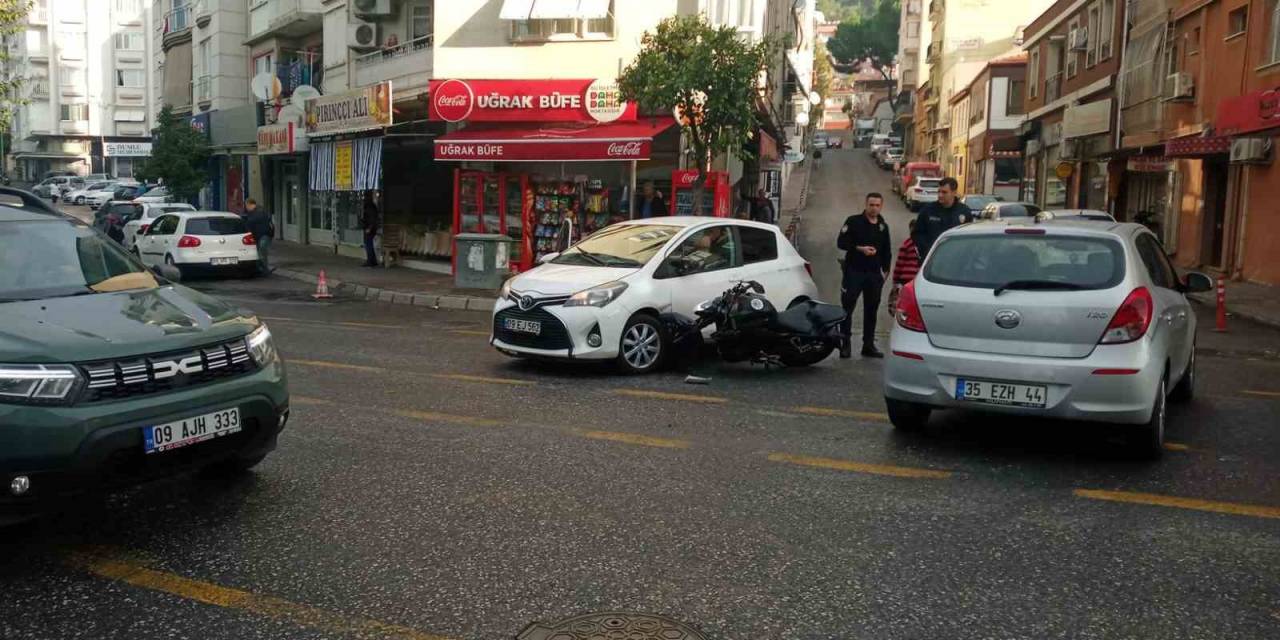 Motosiklet, Otomobilin Tekerleğine Saplandı