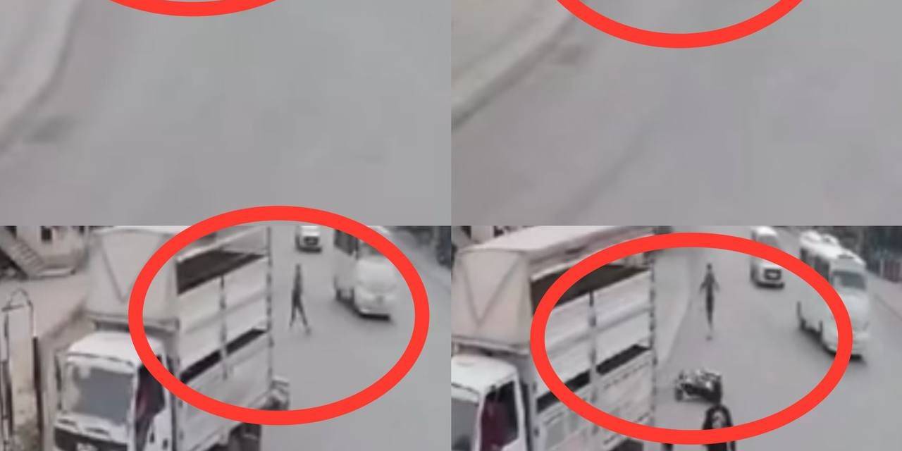 Ölümden Saniyeyle Kurtuldu, O Anlar Kamerada