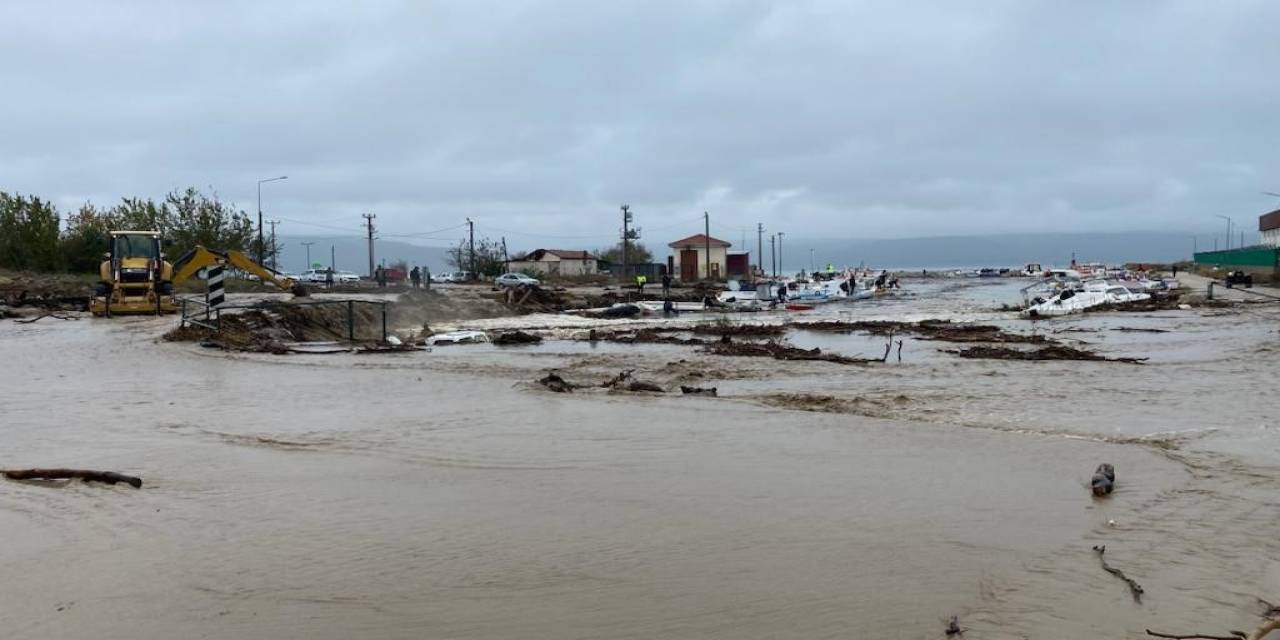 Çanakkale’de Kepez Deresi Taştı