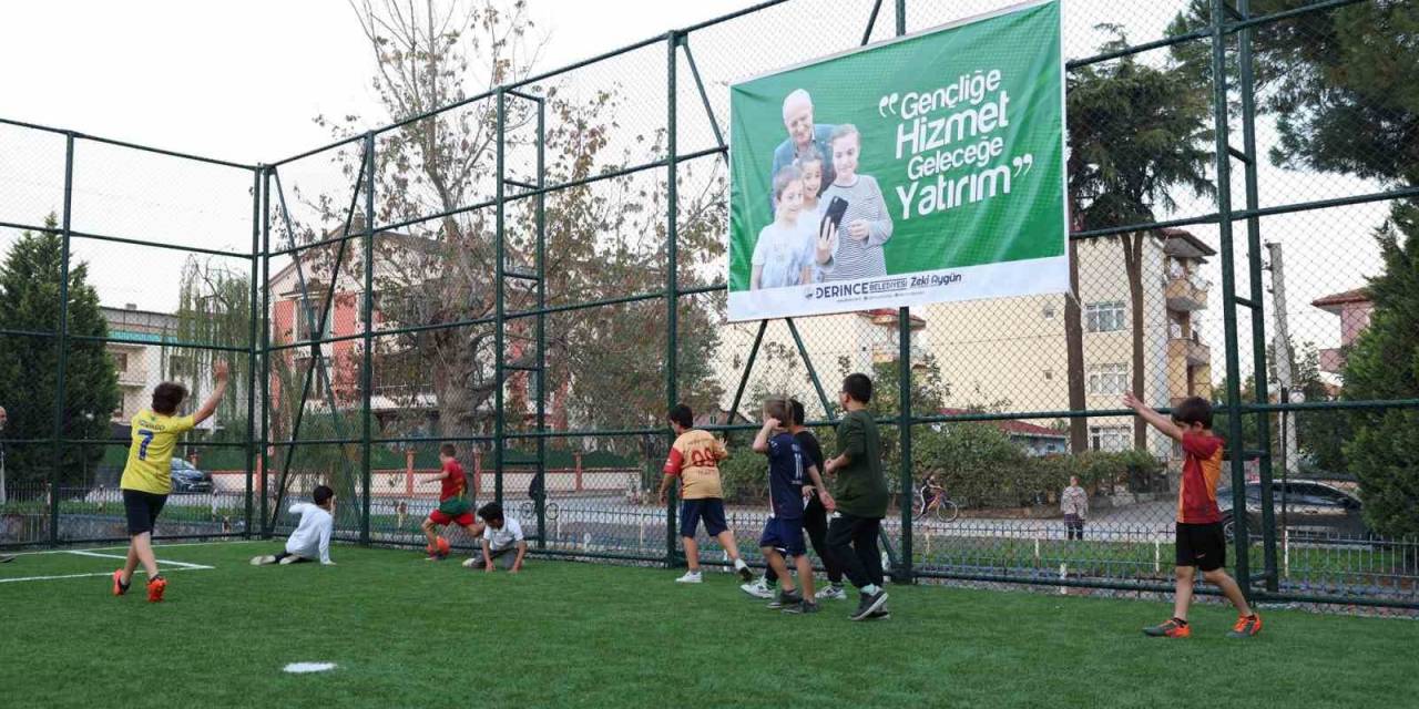 Derince’ye Yeni Bir Spor Alanı Daha