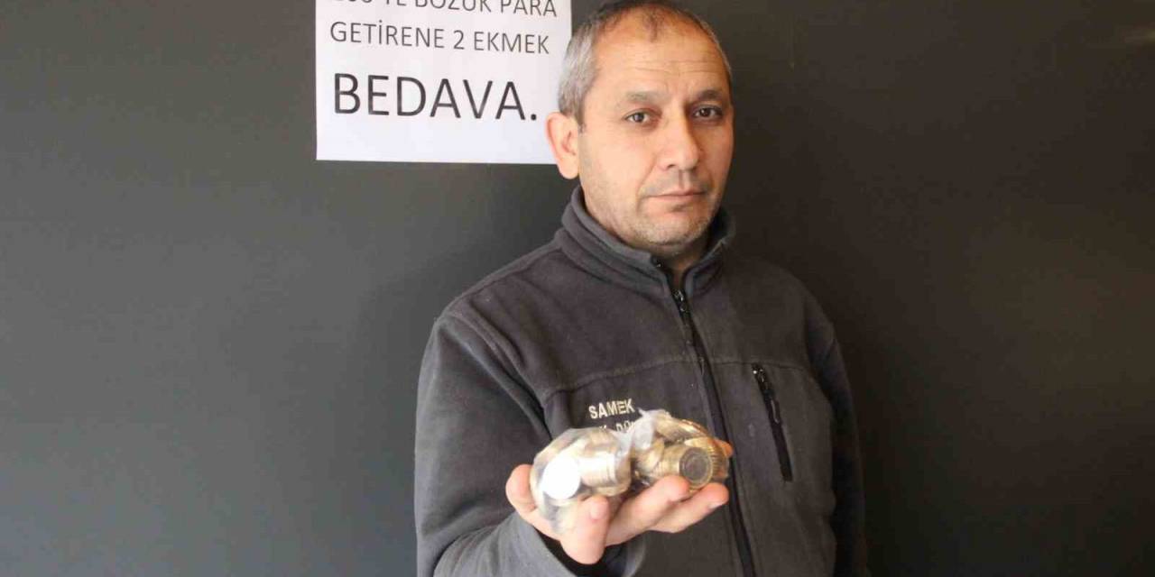 Bu Fırına 100 Tl Bozuk Para Getirene 2 Ekmek Bedava