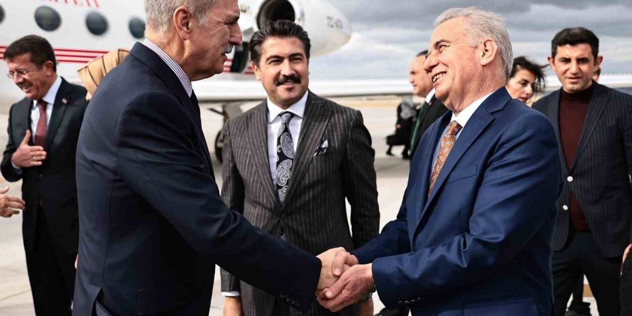 Tbmm Başkanı Kurtulmuş’u Denizli Heyeti Karşıladı