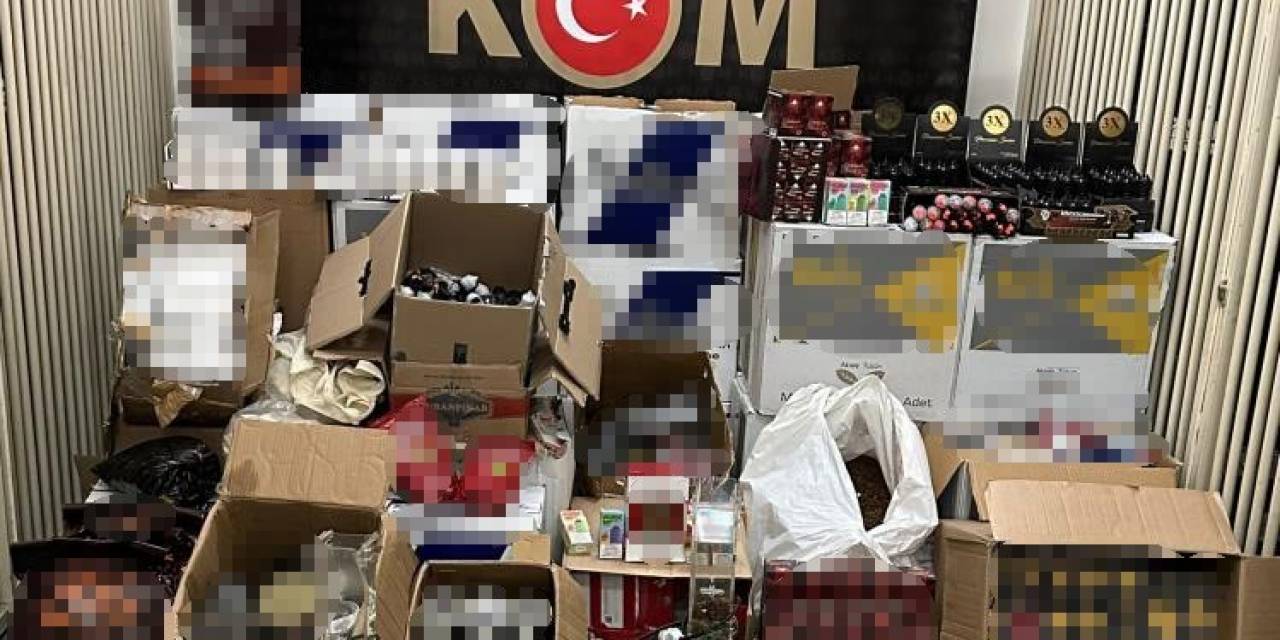 Bolu’da 1 Milyon 300 Bin Liralık Kaçak Ürün Ele Geçirildi
