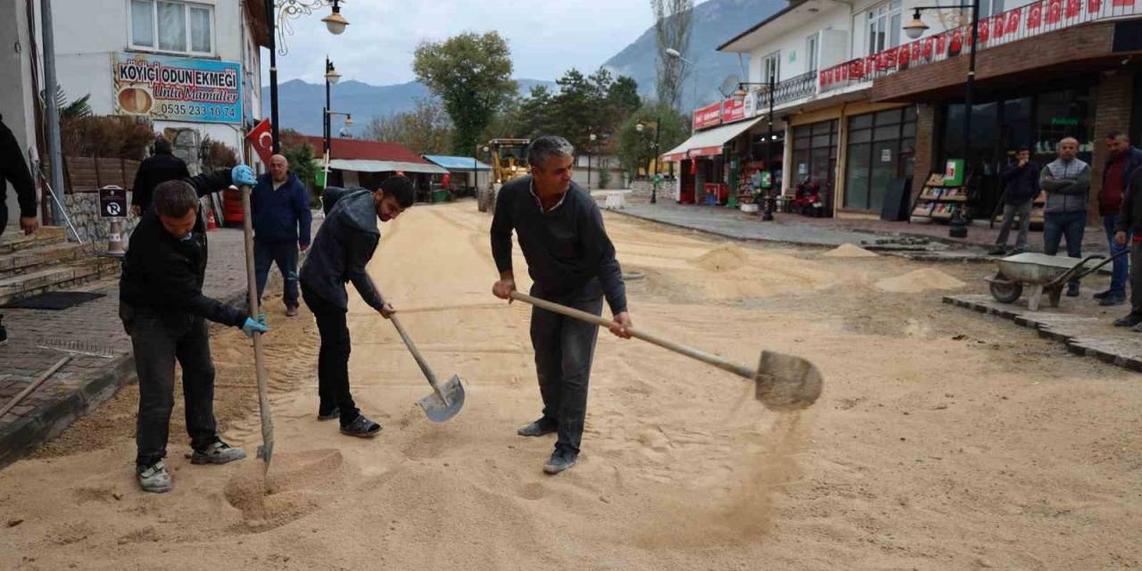 Safranbolu’da Yol Onarım Çalışmaları