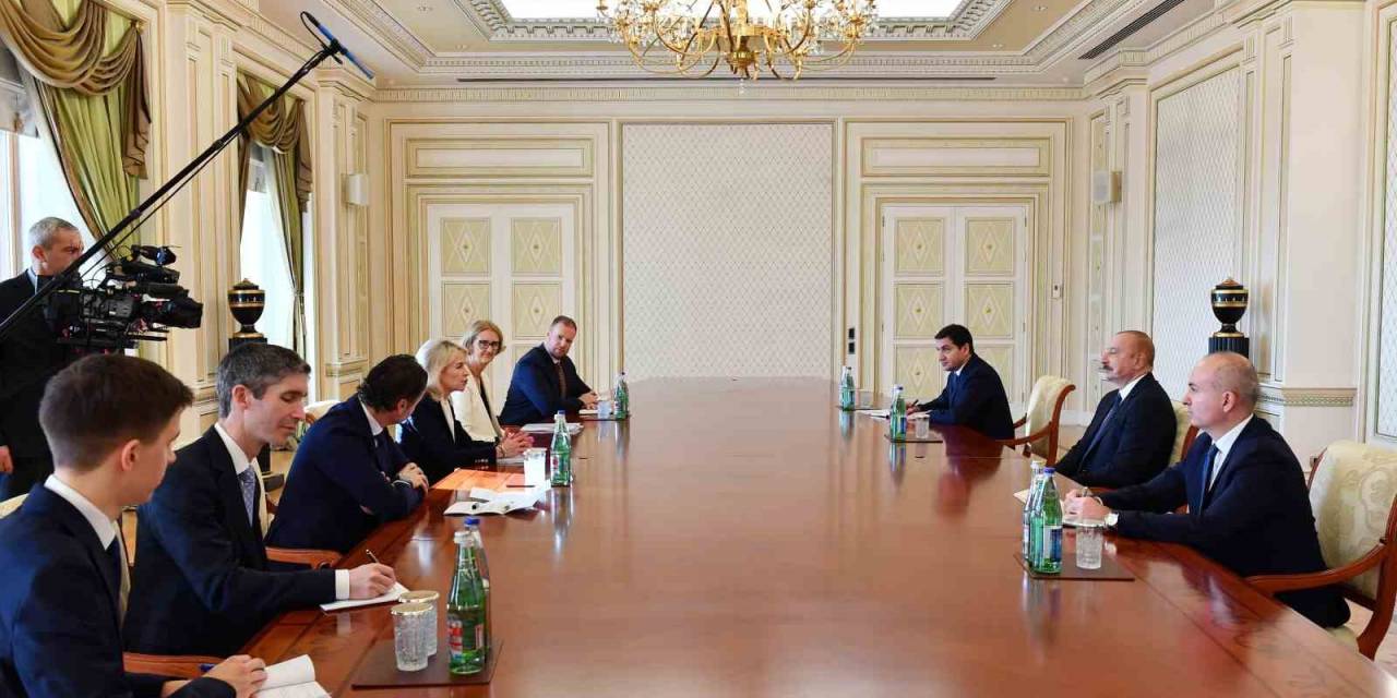 Aliyev, Agit Pa Başkanı Pia Kauma’nı Kabul Etti