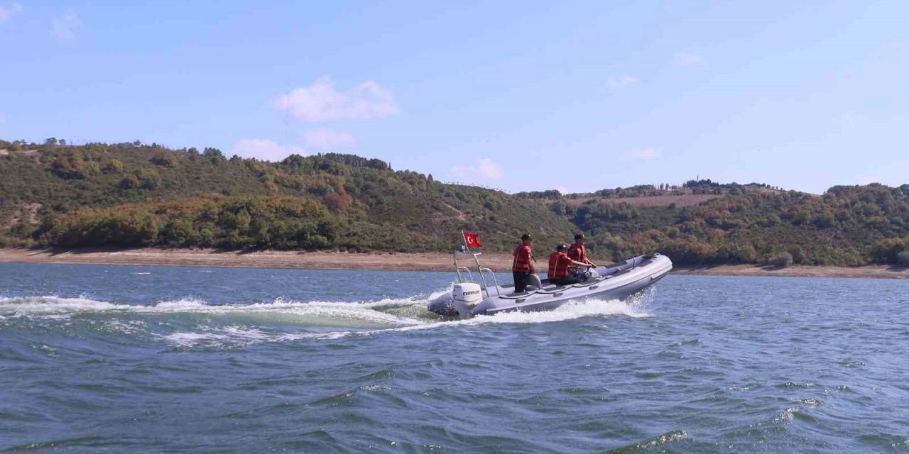Jandarma Sualtı Arama Kurtarma Timinden Barajda Arama Kurtarma Tatbikatı
