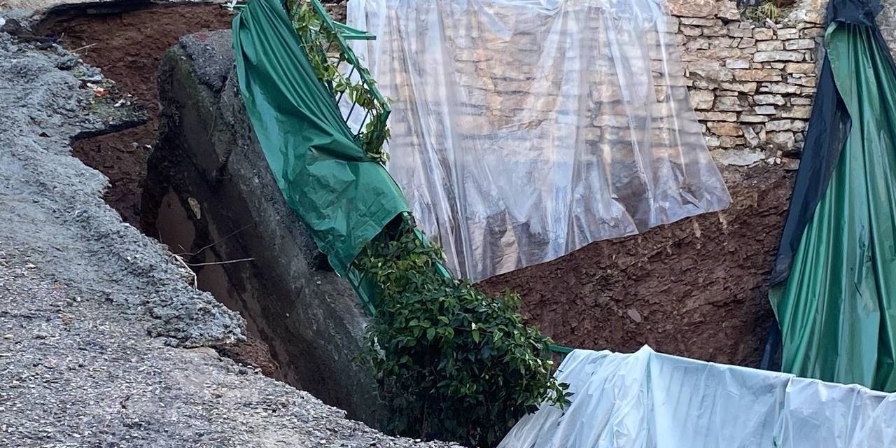 İstinat Duvarı Çökmüştü, Hasarın Boyutu Ortaya Çıktı