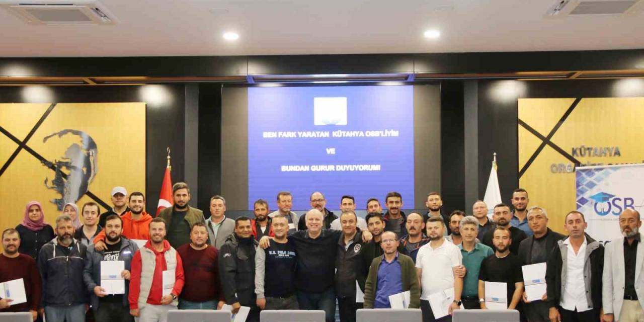 Kütahya Osb Müdürlüğü Teknik Ekibinin Tecrübeleri, Eğitimlerle Güçlendiriliyor