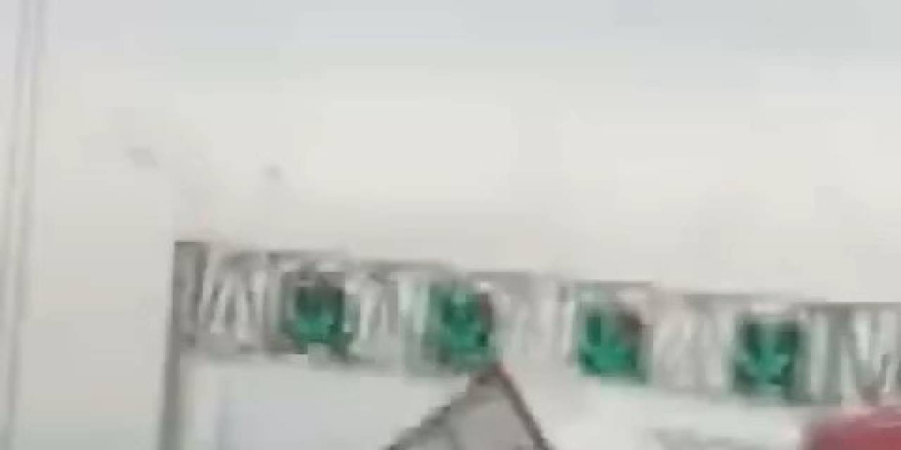 Tırın Devrilme Anı Kamerada
