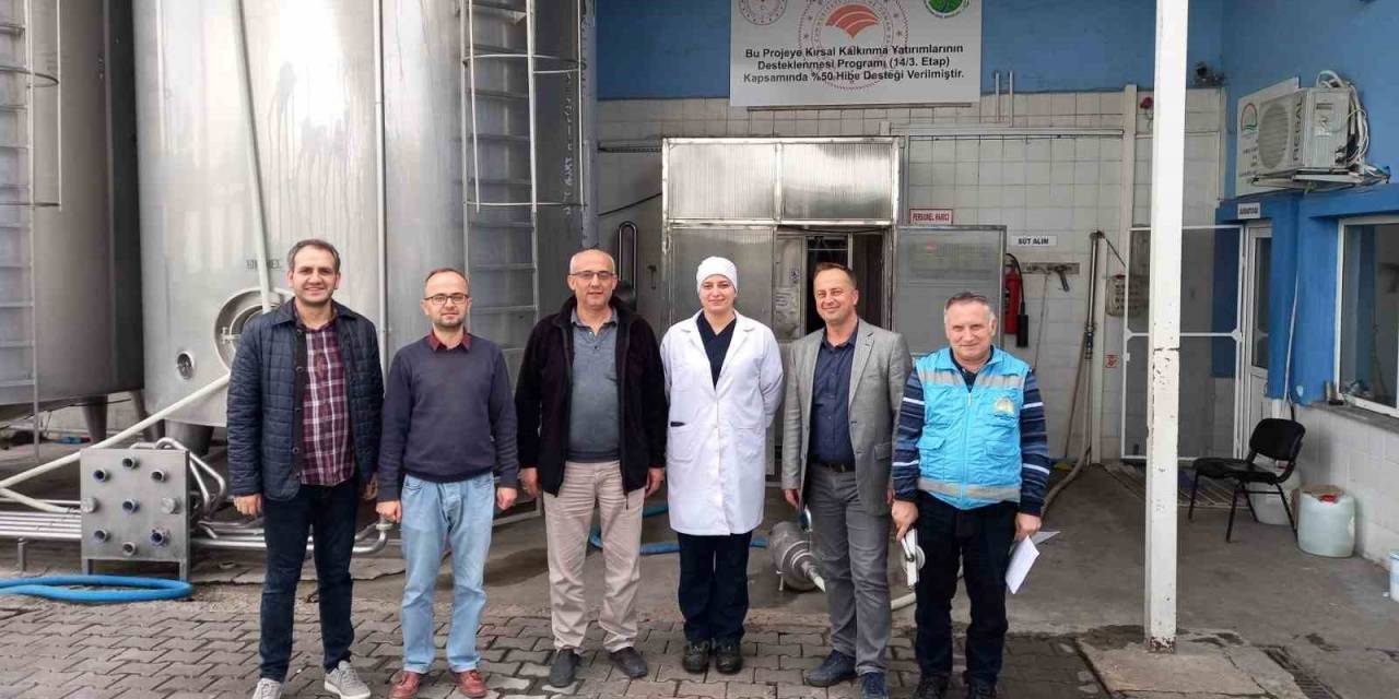 Hisarcık’ta Süt Ürünleri Fabrikasında Ges Projesinin Hak Ediş Kontrolü Yapıldı